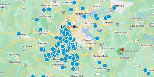 Davidson and Williamson County Real Estate Map Search