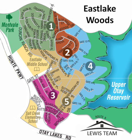 Eastlake Woods Map