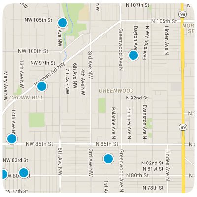 Greenwood Interactive Map Search
