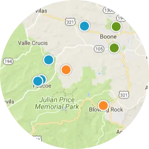 Interactive Map Search