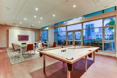 Alta Condominiums entertainment room