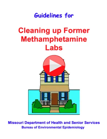 Guidelines for cleaning up former methamphetaimine labs