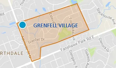 Grenfell Village District Map