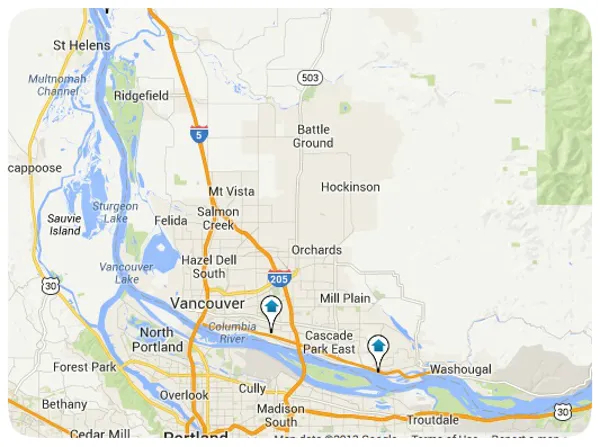 Columbia River Map Search