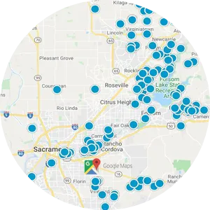 Interactive Map Search