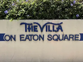 Villa on Eaton Square Sign