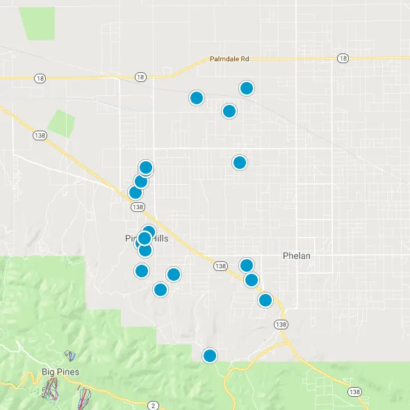 Pinon Hills Smart Map Search