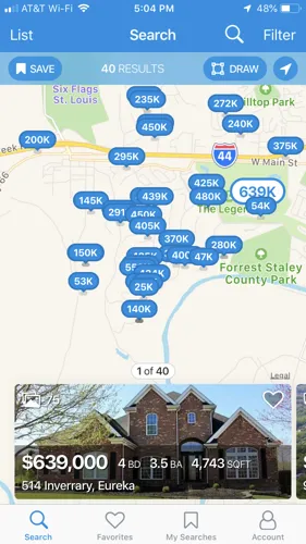 St Louis Best Real Estate Search App- Better than Zilllow!