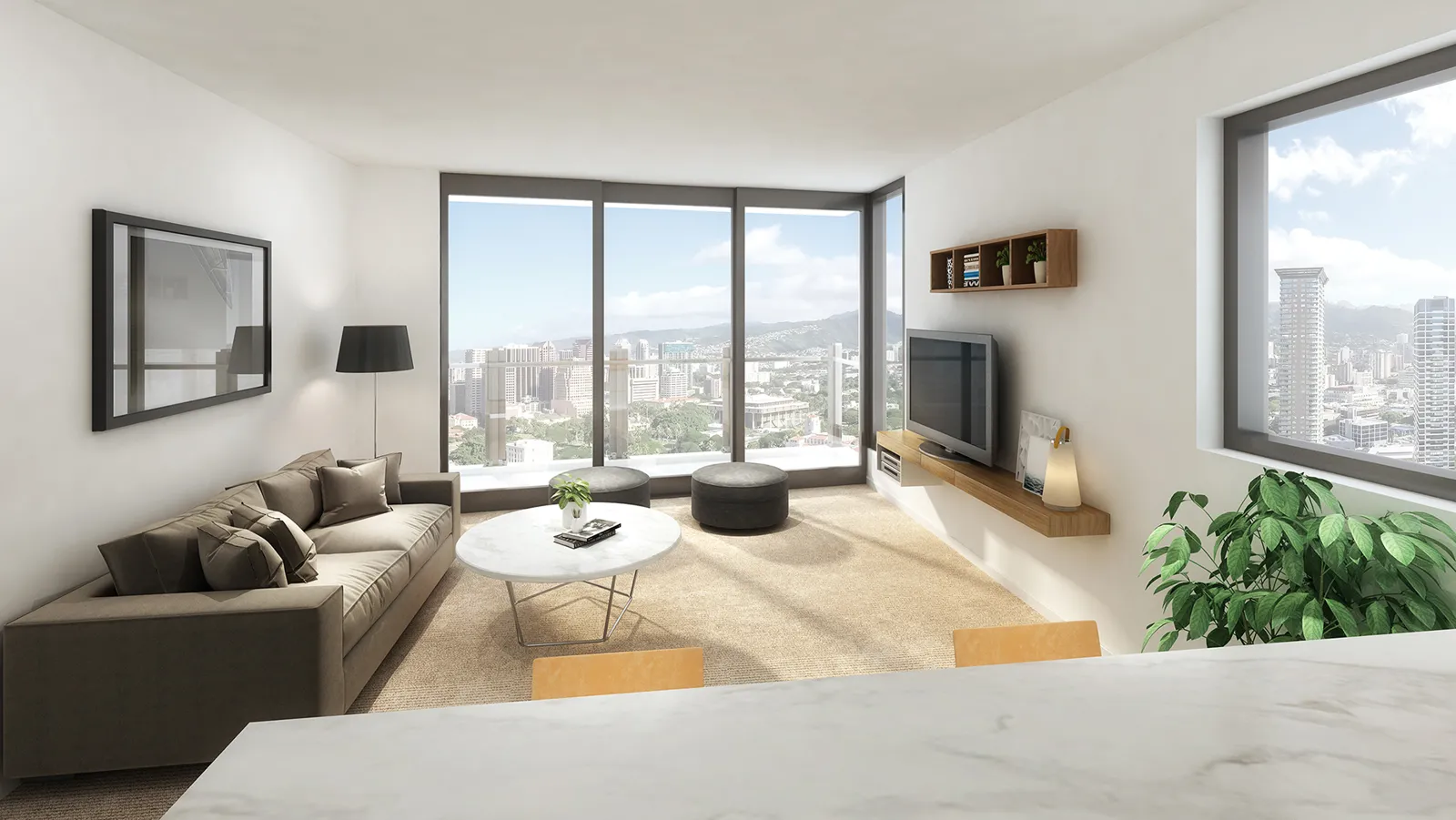 Ililani Living Room Rendering