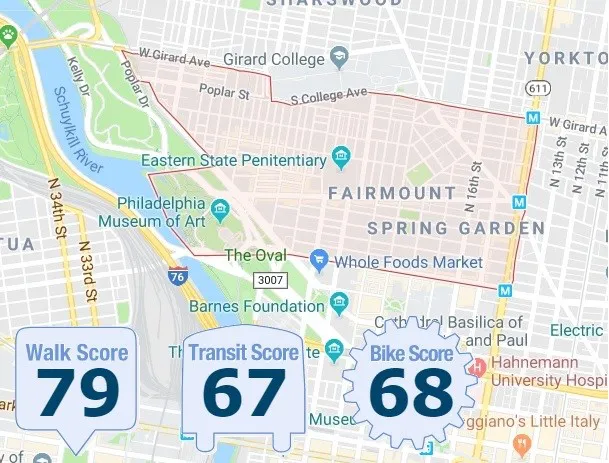 FAIRMONT/ART MUSEUM MAP
