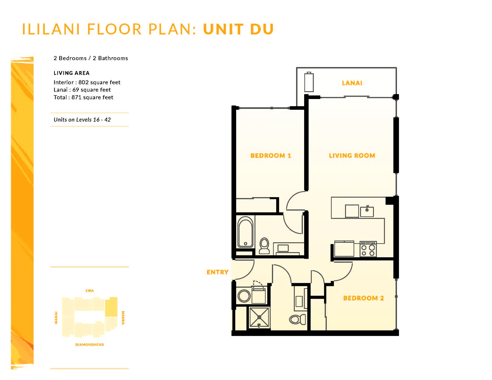 Ililani Floor Plan DU