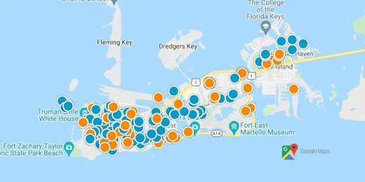 Key West Real Estate Map Search