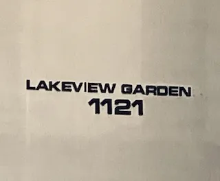Lakeview Gardens Sign
