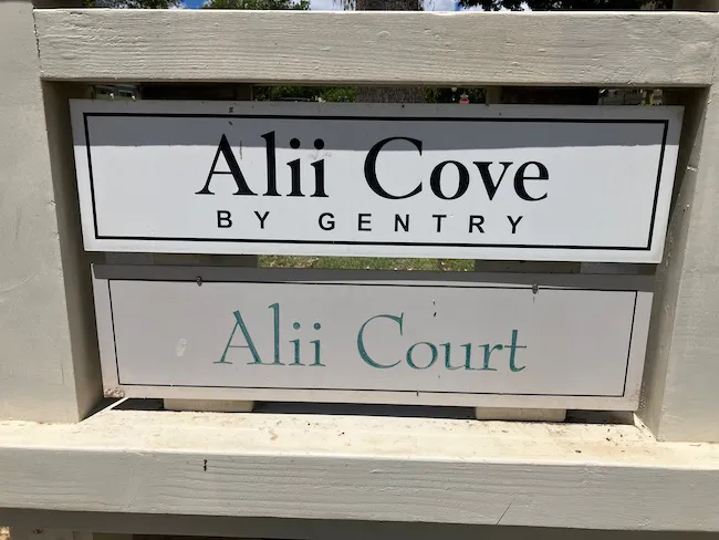 Ewa Gentry Alii Cove Sign