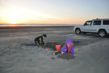 day at beach