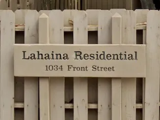 Lahaina Residential Sign