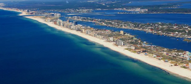Orange Beach Coastline