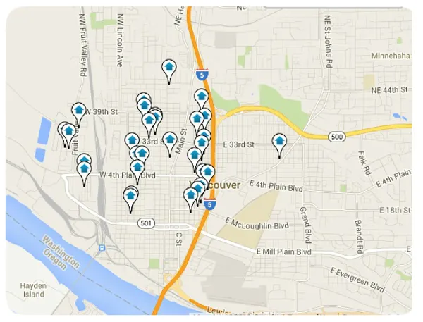 Downtown Vancouver Home Map Search