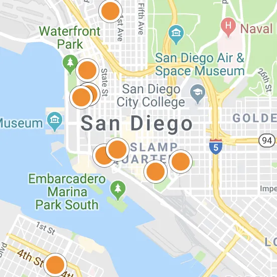 Interactive Map Search