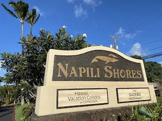 Napili Shores Sign