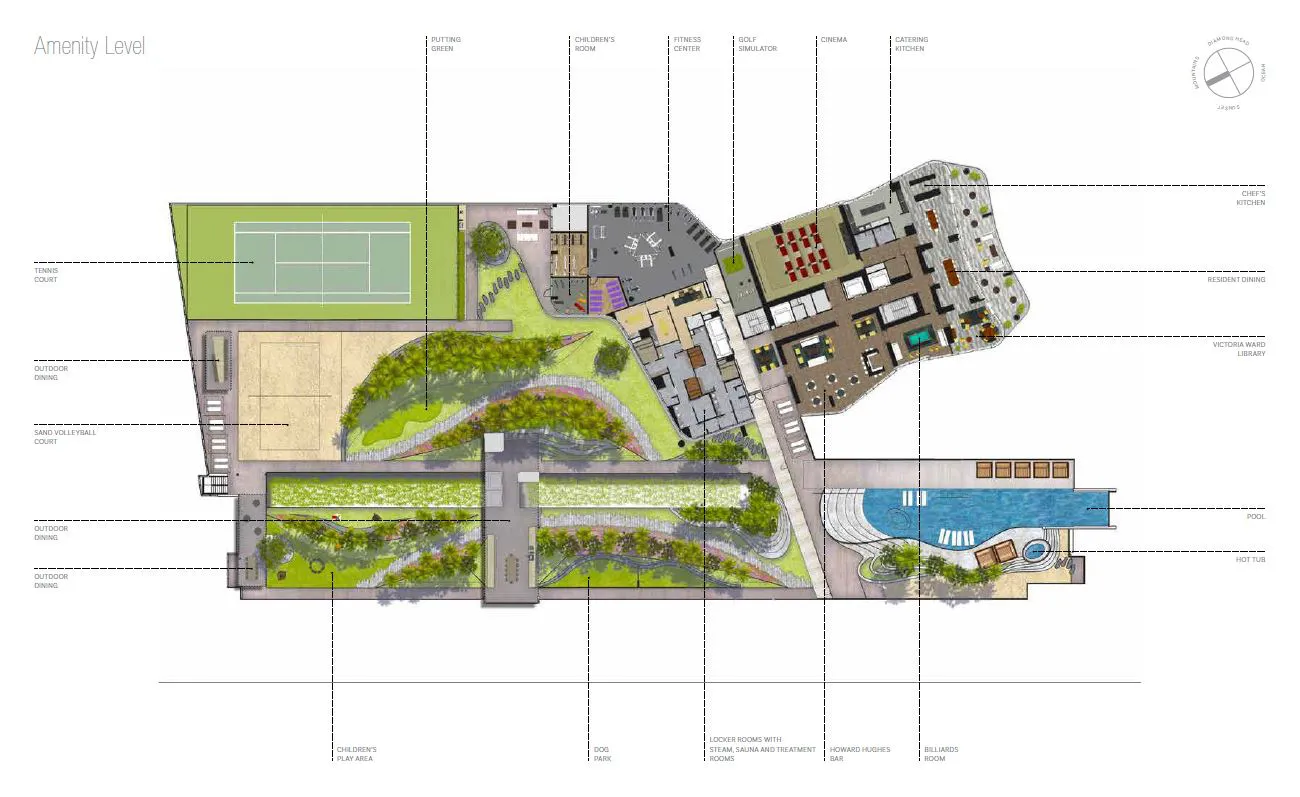 Ward Village Anaha - Amenity Deck