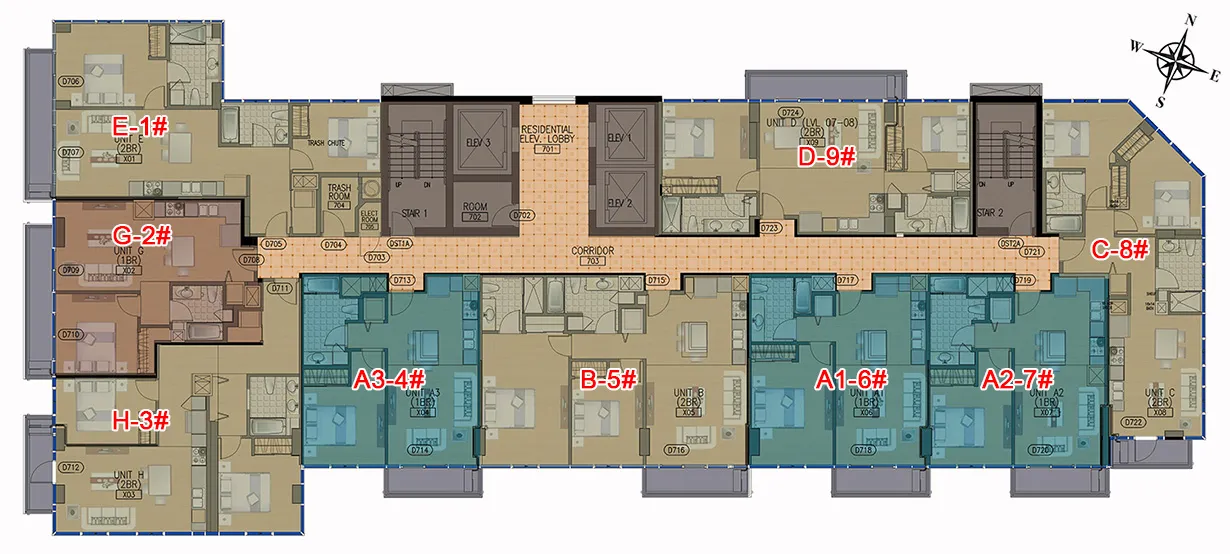 Hawaii City Plaza Typical Floor Plan