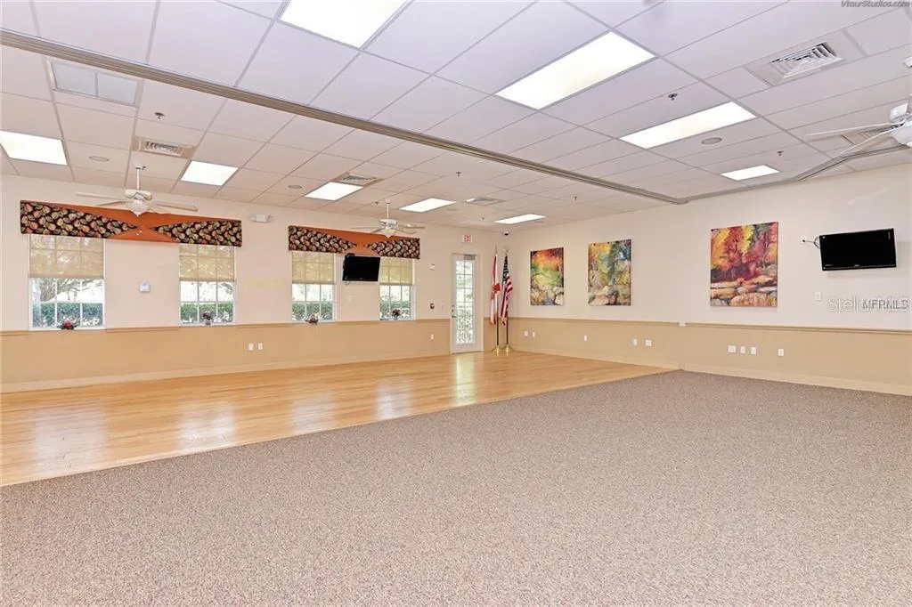Community activity room at Bobcat Trail in North Port Florida