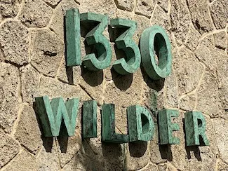 1330 Wilder Sign