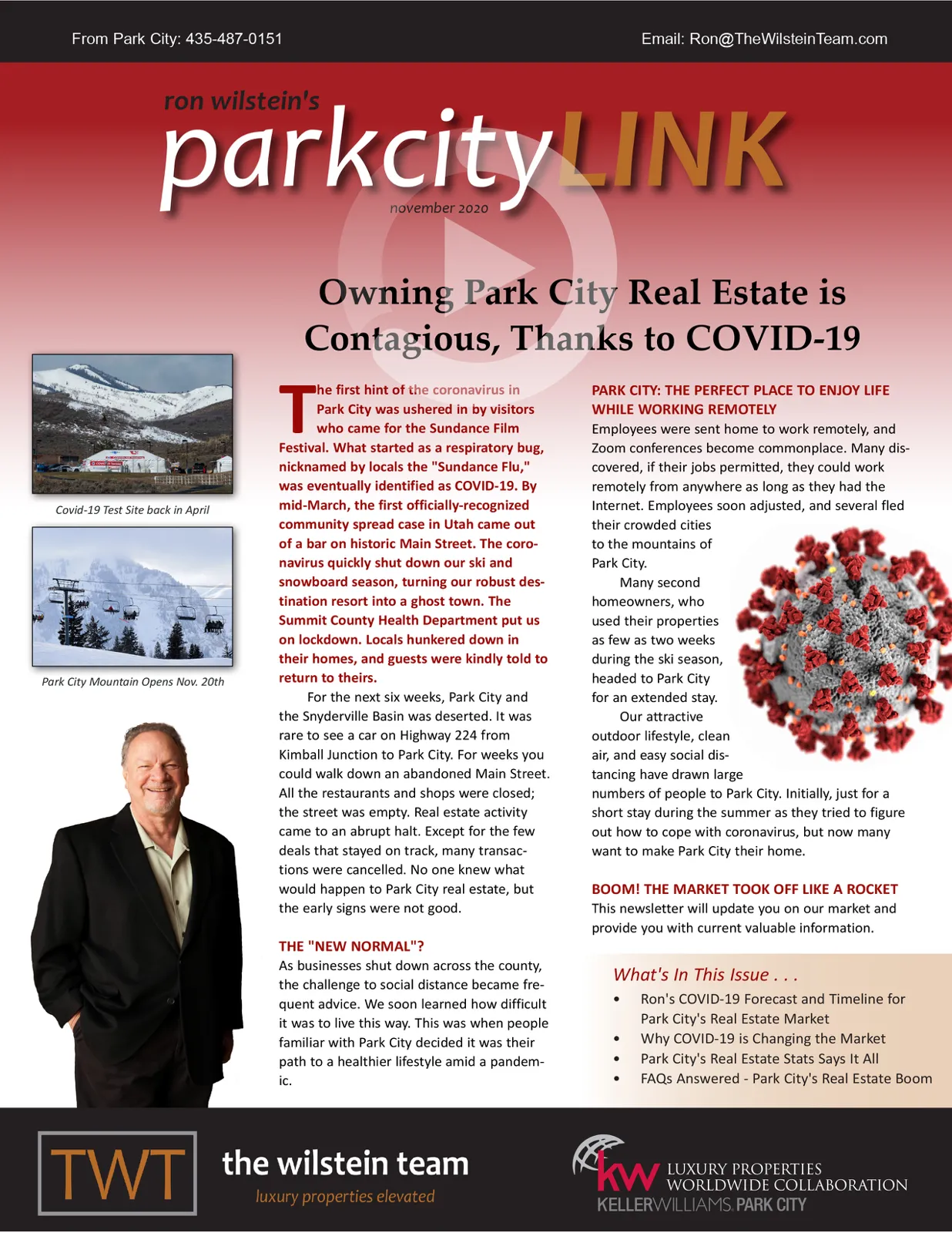 ParkCityLINK Real Estate Newsletter