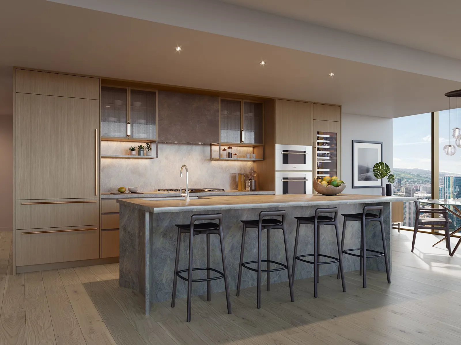 Victoria Place Kitchen Light Color Scheme