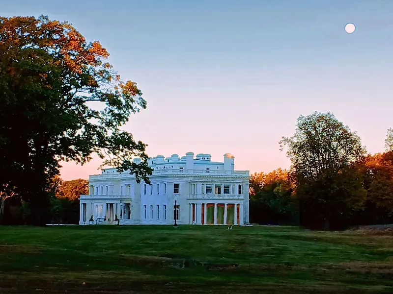 Winfield Hall at sunrise in Glen Cove, New York