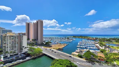Yacht Harbor Towers Straight Facing View