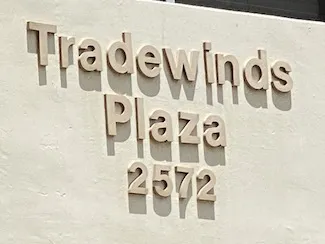 Tradewinds Plaza Sign