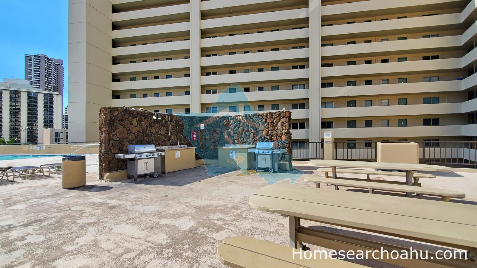 Hawaiian Monarch BBQ Area