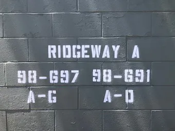 Ridgeway A Sign