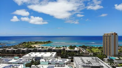Uraku Tower Ocean Facing Front View