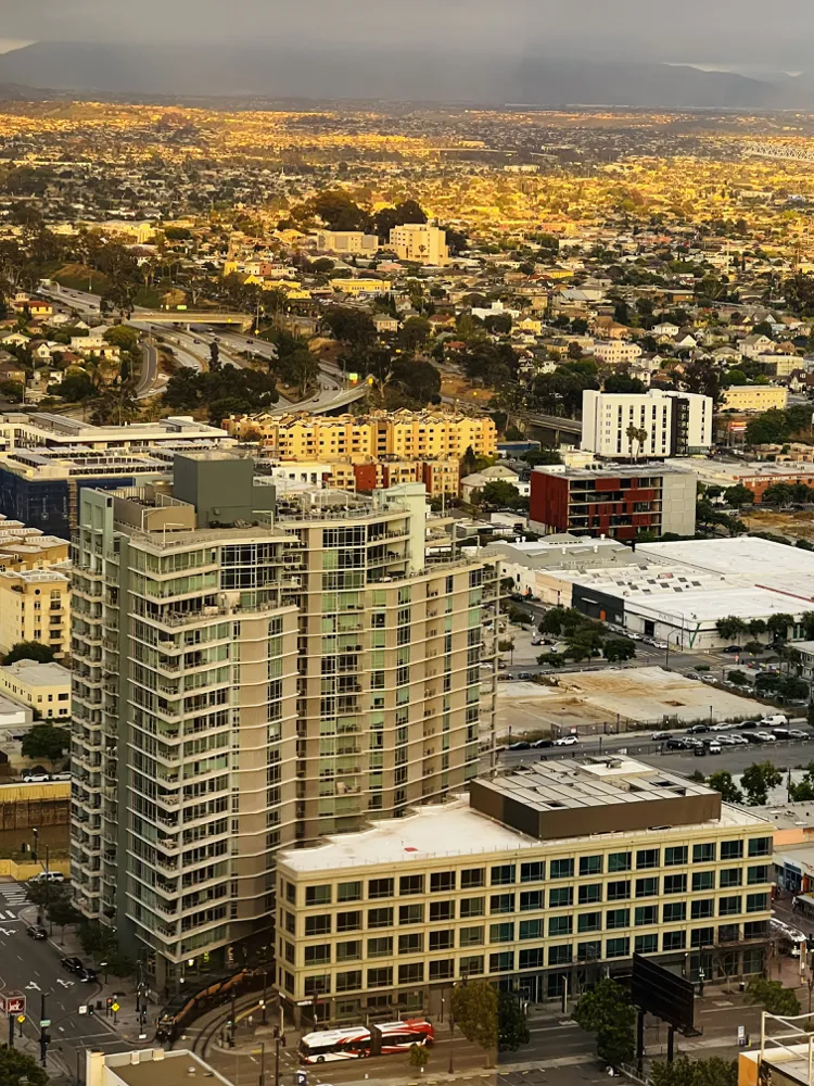 aerial view of smart corner condos