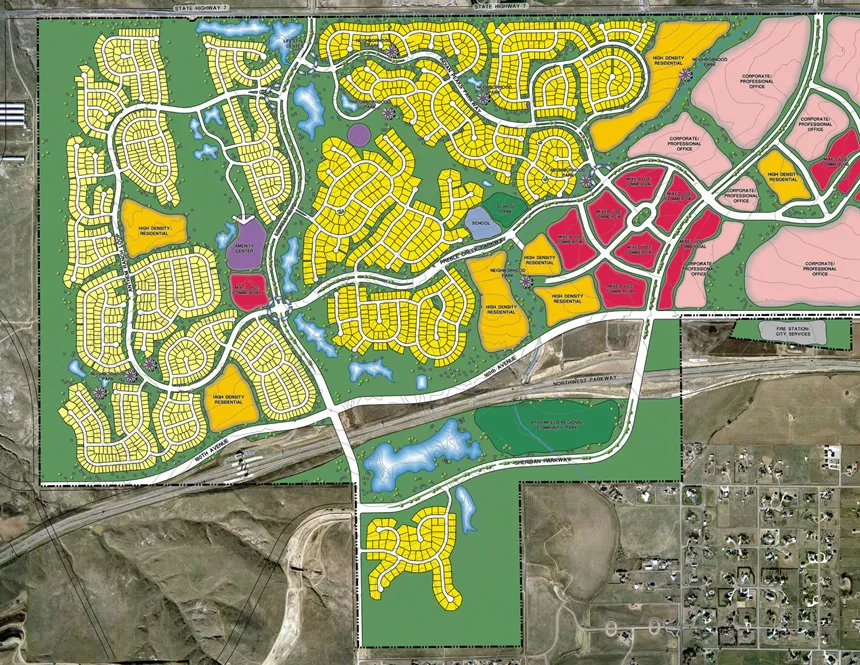 Map of Anthem Highlands master-plan