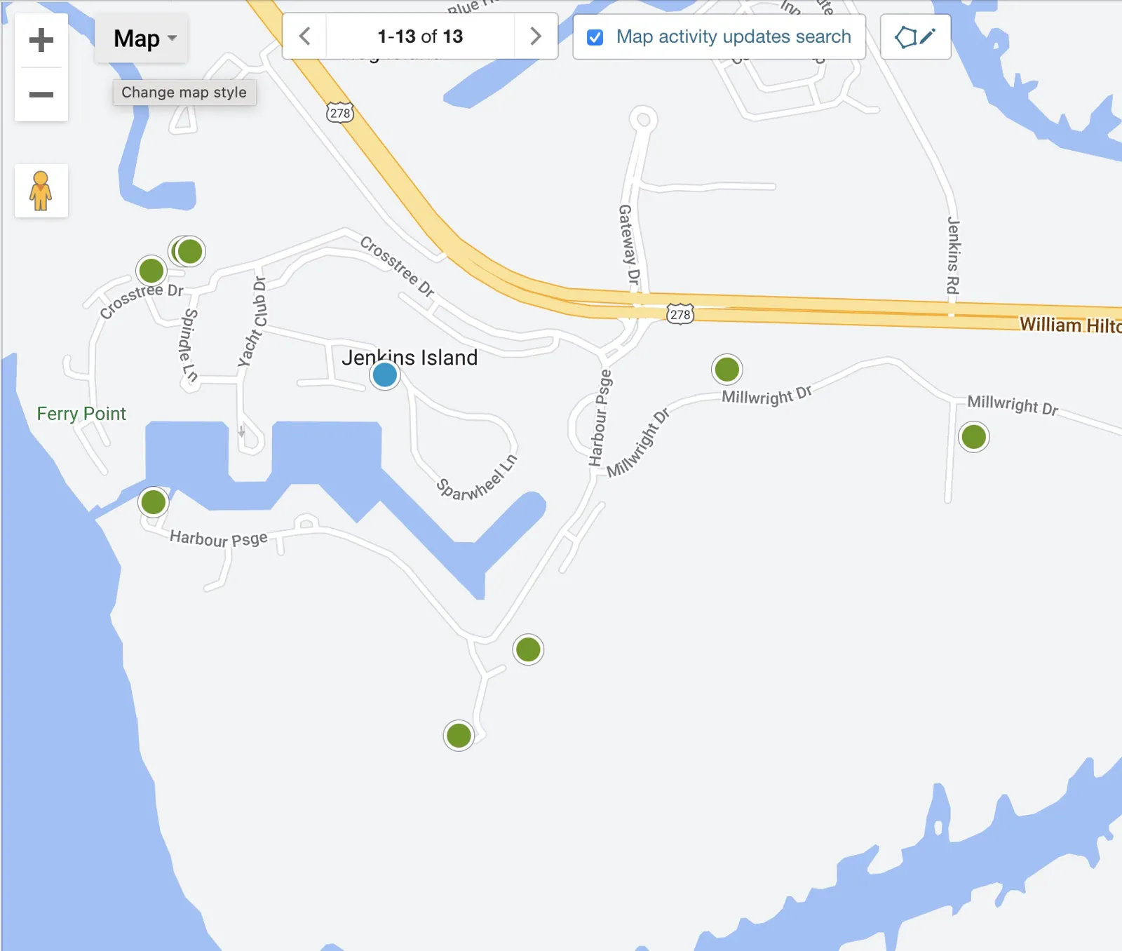 Windmill Harbour Real Estate Map