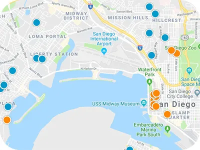 San Diego Real Estate Map Search