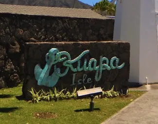 Kuapa Isle Sign