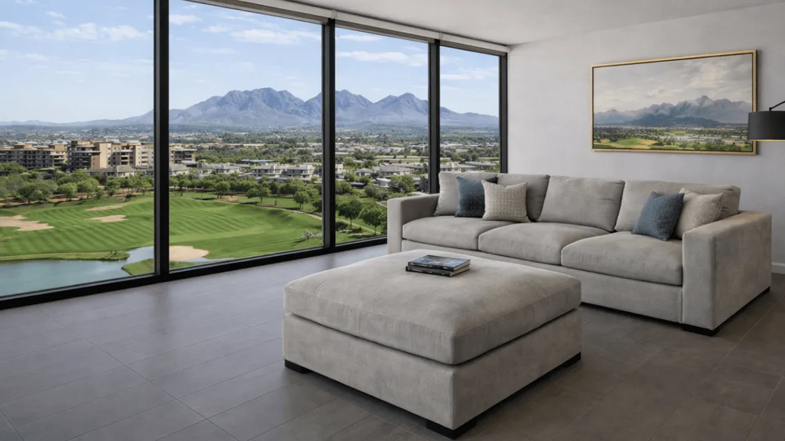 golf course views from an optima kierland north scottsdale condo