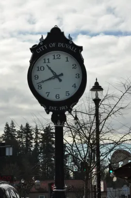 duvall town clock