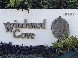 Winidward Cove Sign