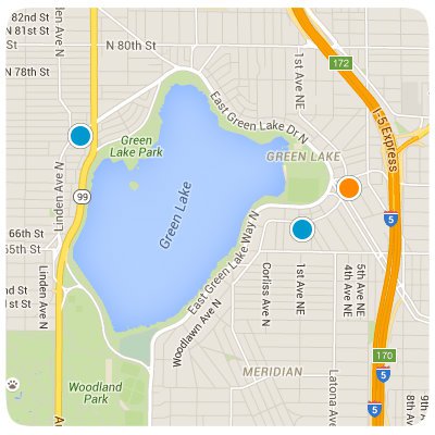 Greenlake Interactive Map Search