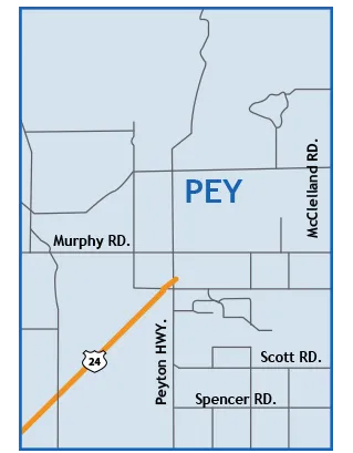 peyton Colorado Springs Map