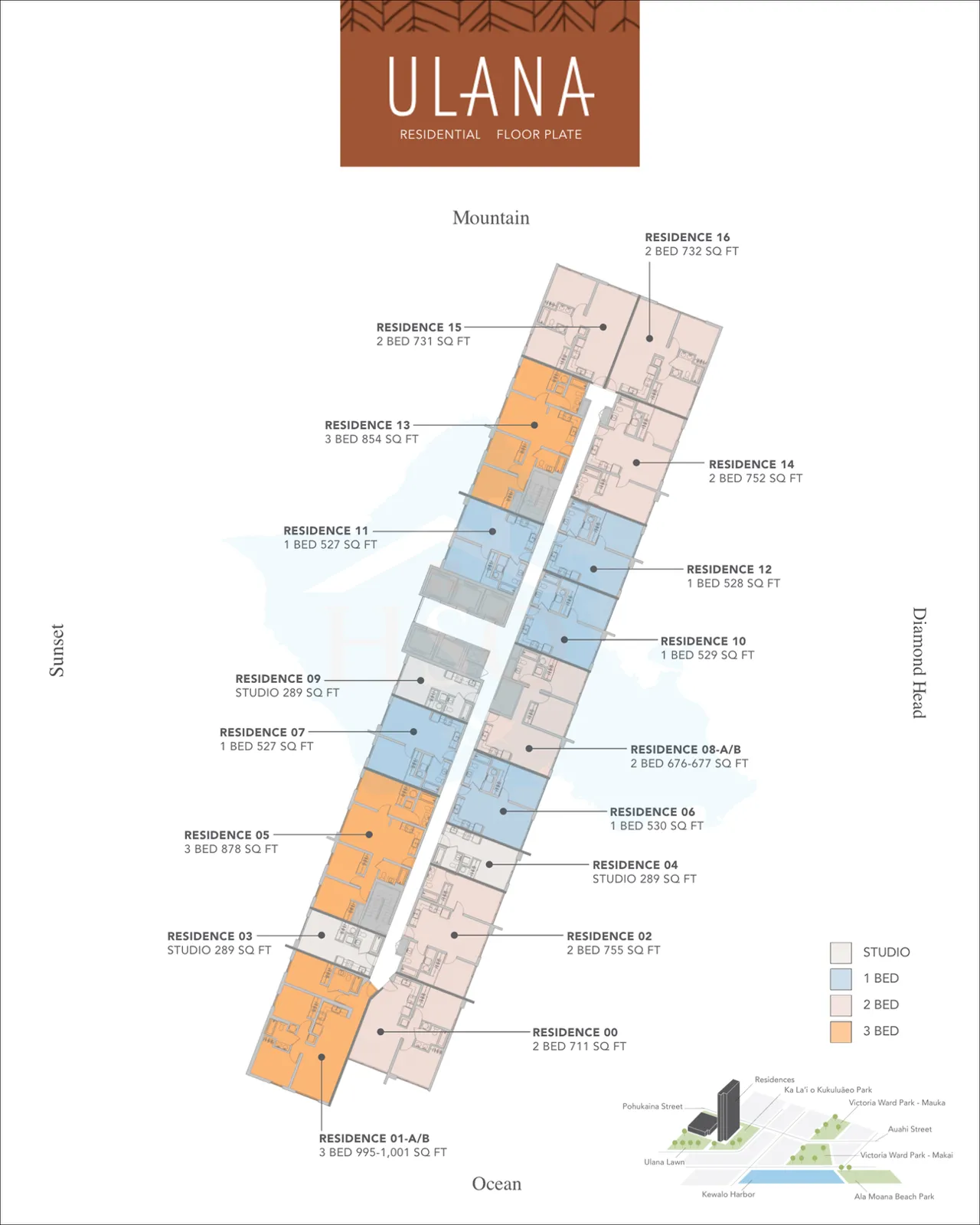 Ulana Ward Village Floor Plan