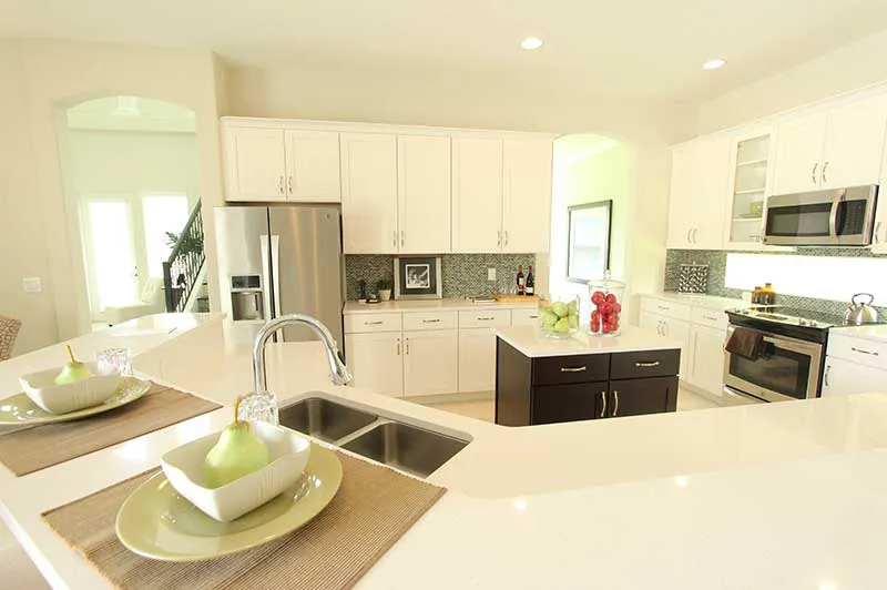 courtyard model home