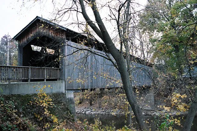 "Ada Covered Bridge-Michigan" by Sandysphotos2009
