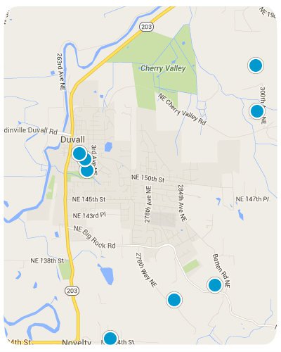 Duvall Interactive Map Search
